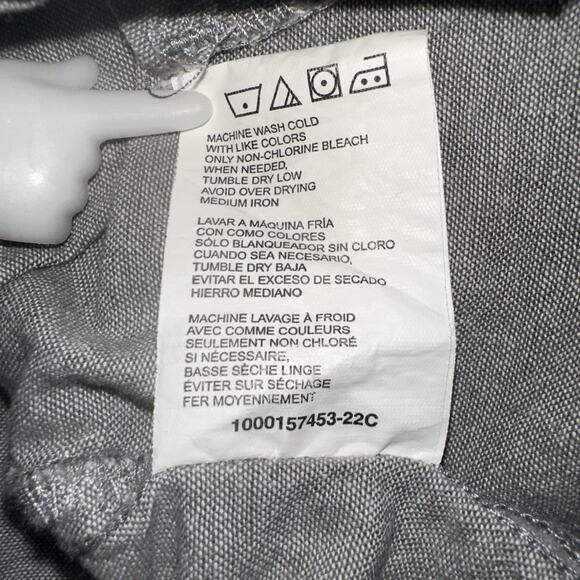 Wrangler Shirt Men's 2XL Western Pearl Snap Long Sleeve Gray Cotton - Picture 8 of 10